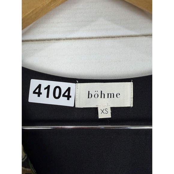 Böhme Dress Womens XS Multicolor Floral Chiffon Maxi Wrap Boho Flutter Sleeve - Picture 5 of 10